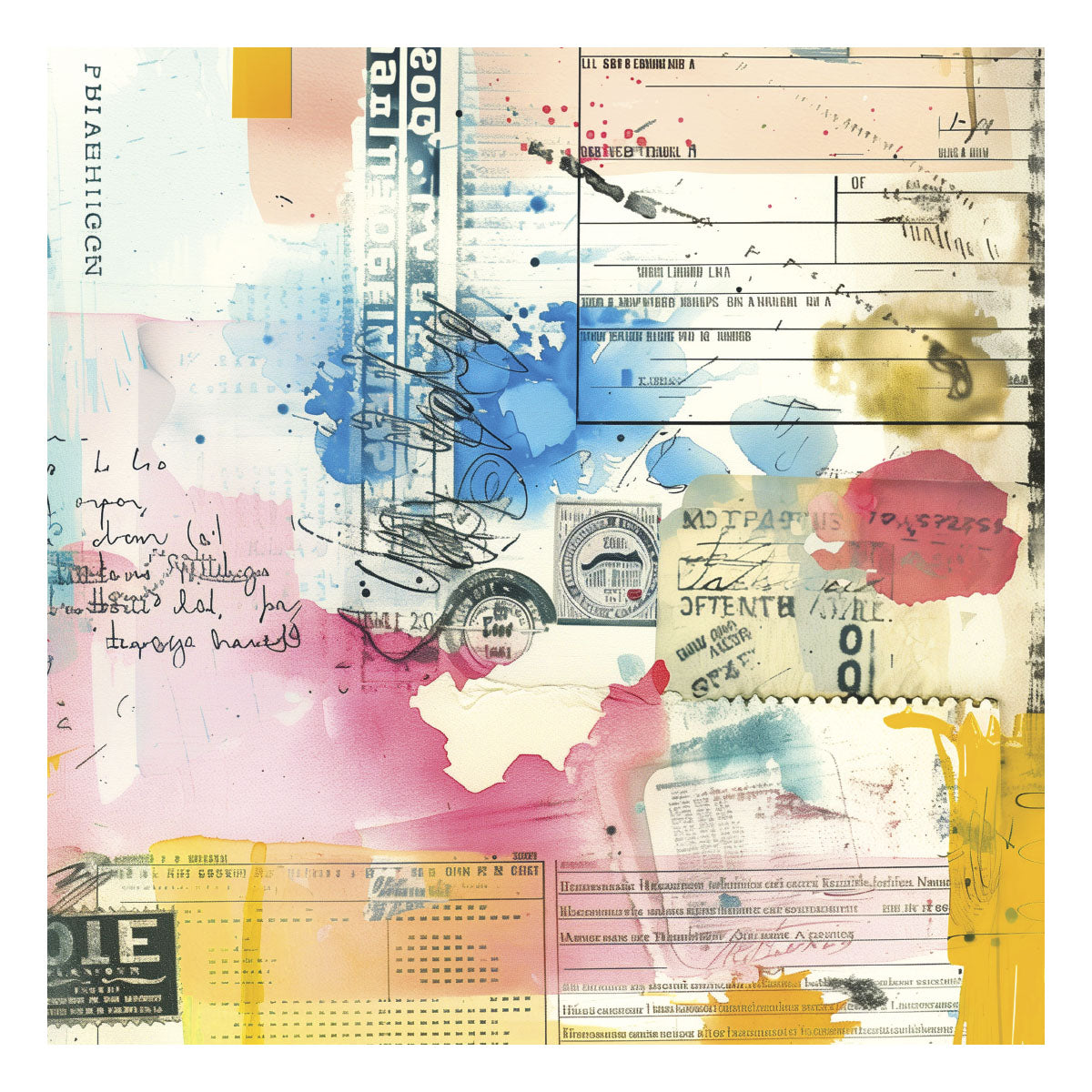 Spellbinders Beautifully Imperfect 6 x 6" Printed Paper from the Beautifully Imperfect Collection