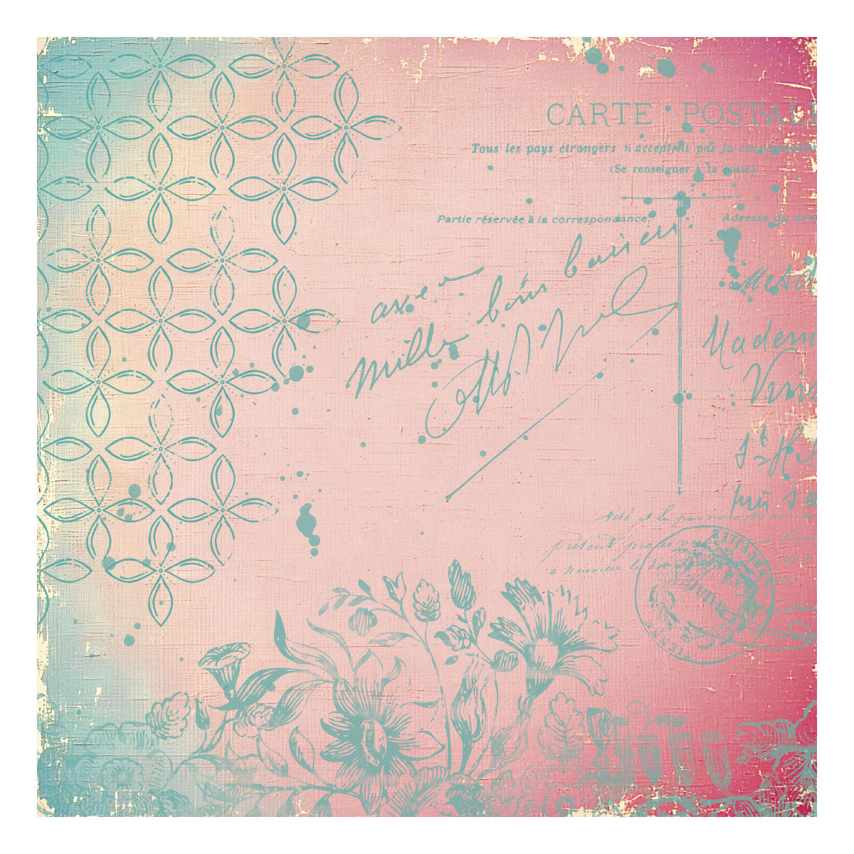 Spellbinders Beautifully Imperfect 6 x 6" Printed Paper from the Beautifully Imperfect Collection