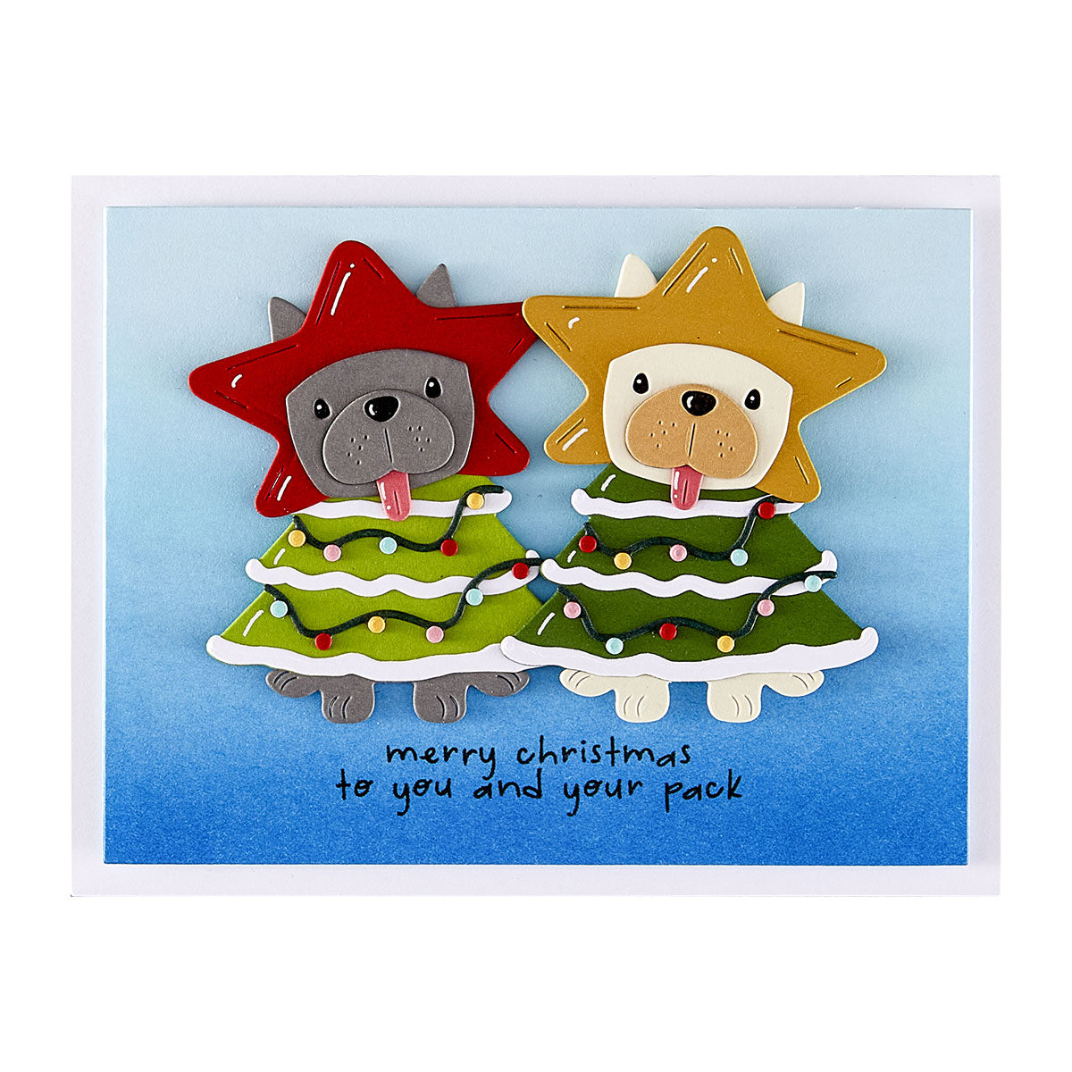 Spellbinders Deck the Paws Clear Stamp & Die Set from the Merry Mischief Collection