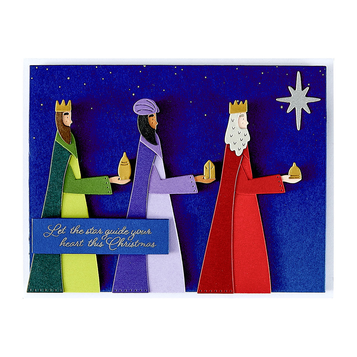 Spellbinders The Three Magi Stamp & Die Set from the Wonderland Collection