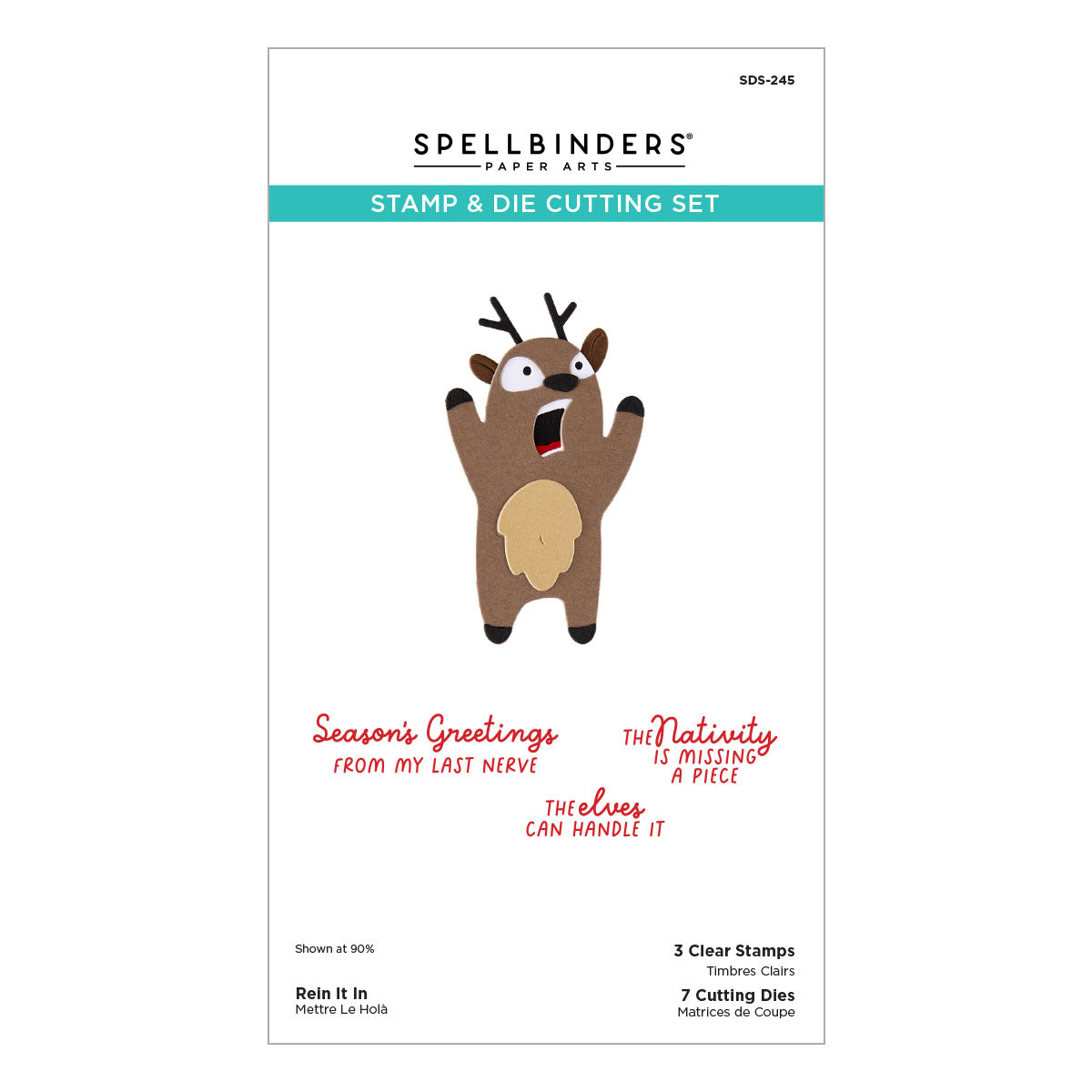 Spellbinders Rein It In Stamp & Die Set