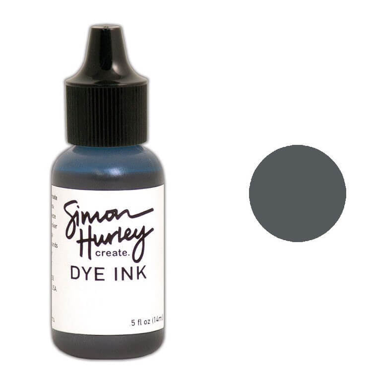 Simon Hurley create. Dye Ink Reinker 1/2OZ REINKER - SHADY