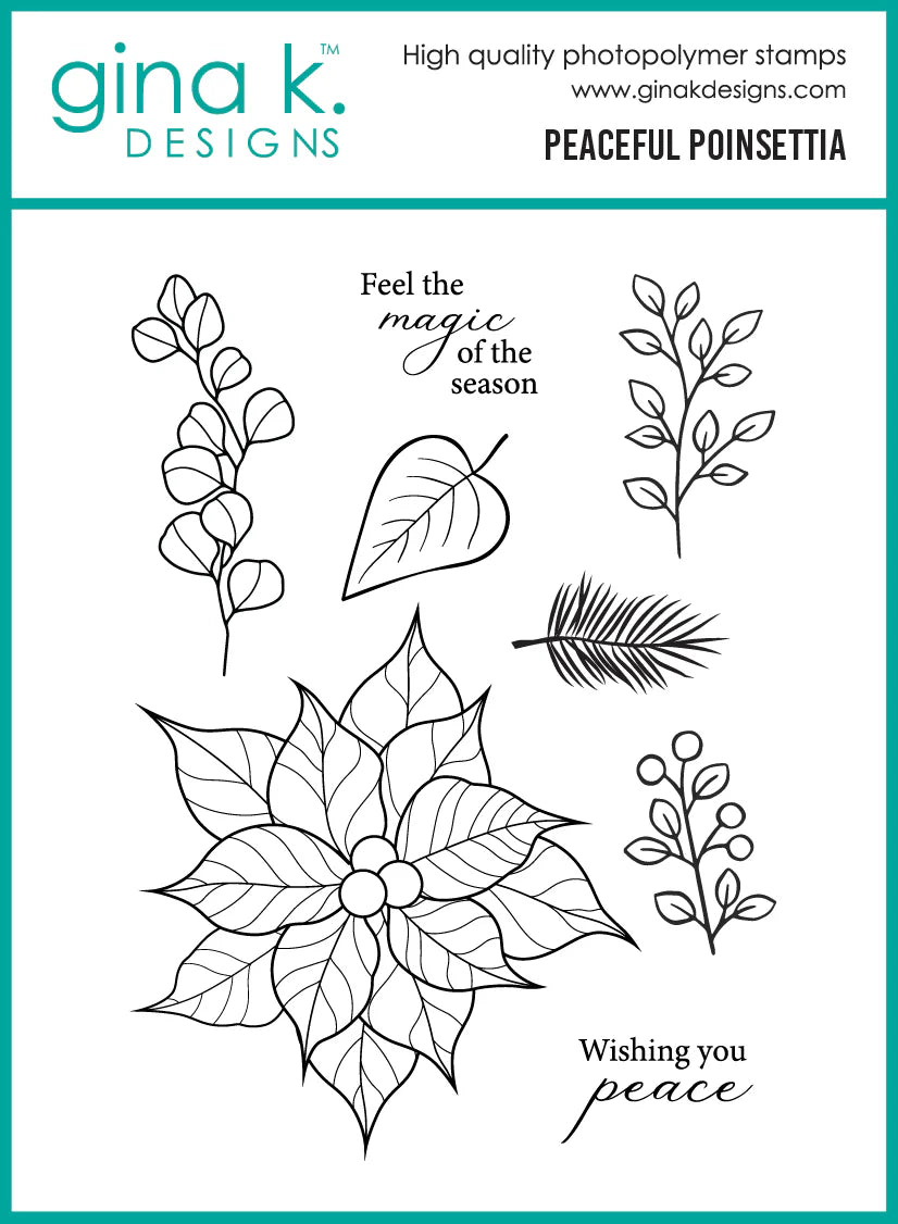 Gina K Designs Bundle - Peaceful Poinsettia