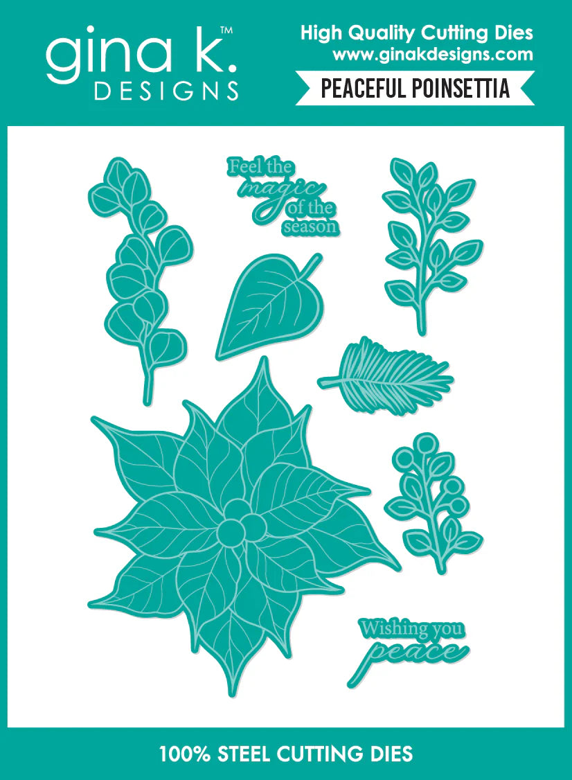 Gina K Designs Bundle - Peaceful Poinsettia