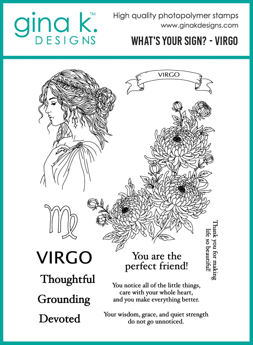 Gina K Designs Bundle – What's Your Sign? – Virgo
