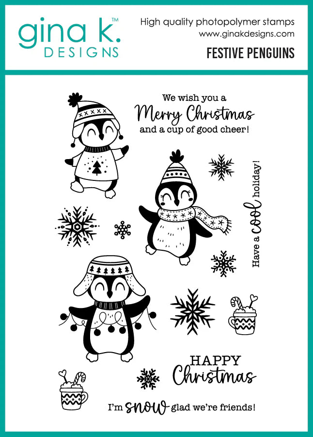 Gina K Designs Bundle - Festive Penguins