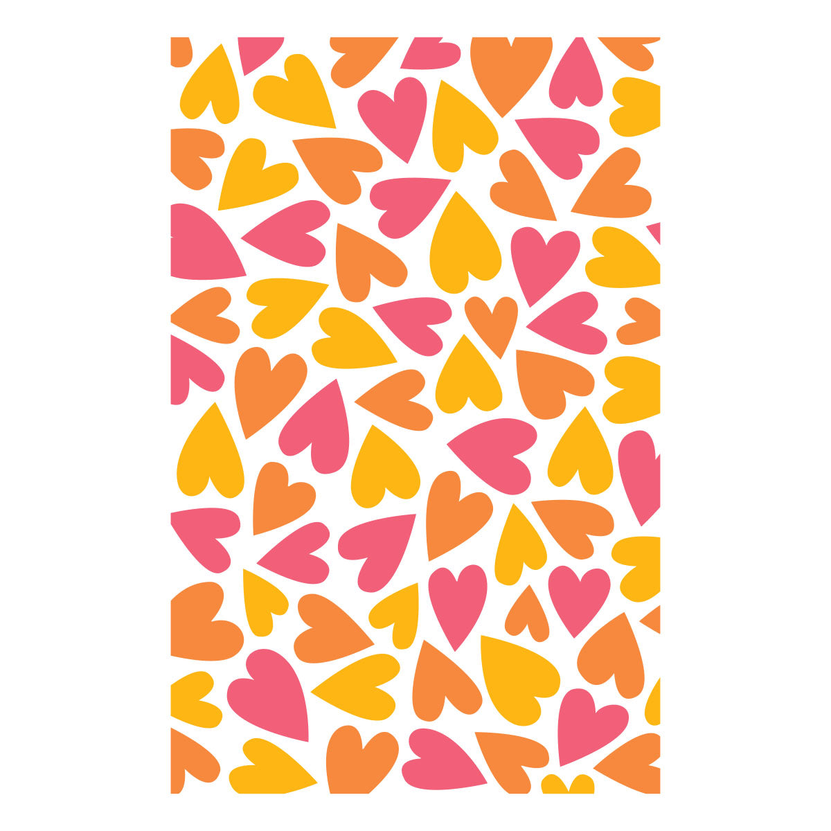 Spellbinders Layered Puffy Hearts Stencil