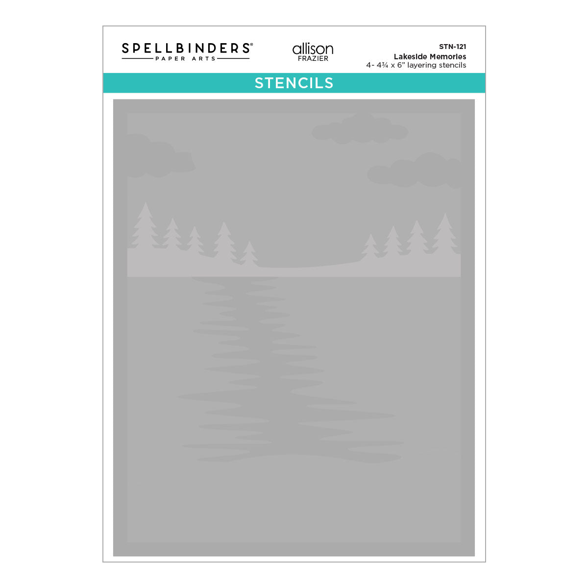 Spellbinders Lakeside Memories Layered Stencil