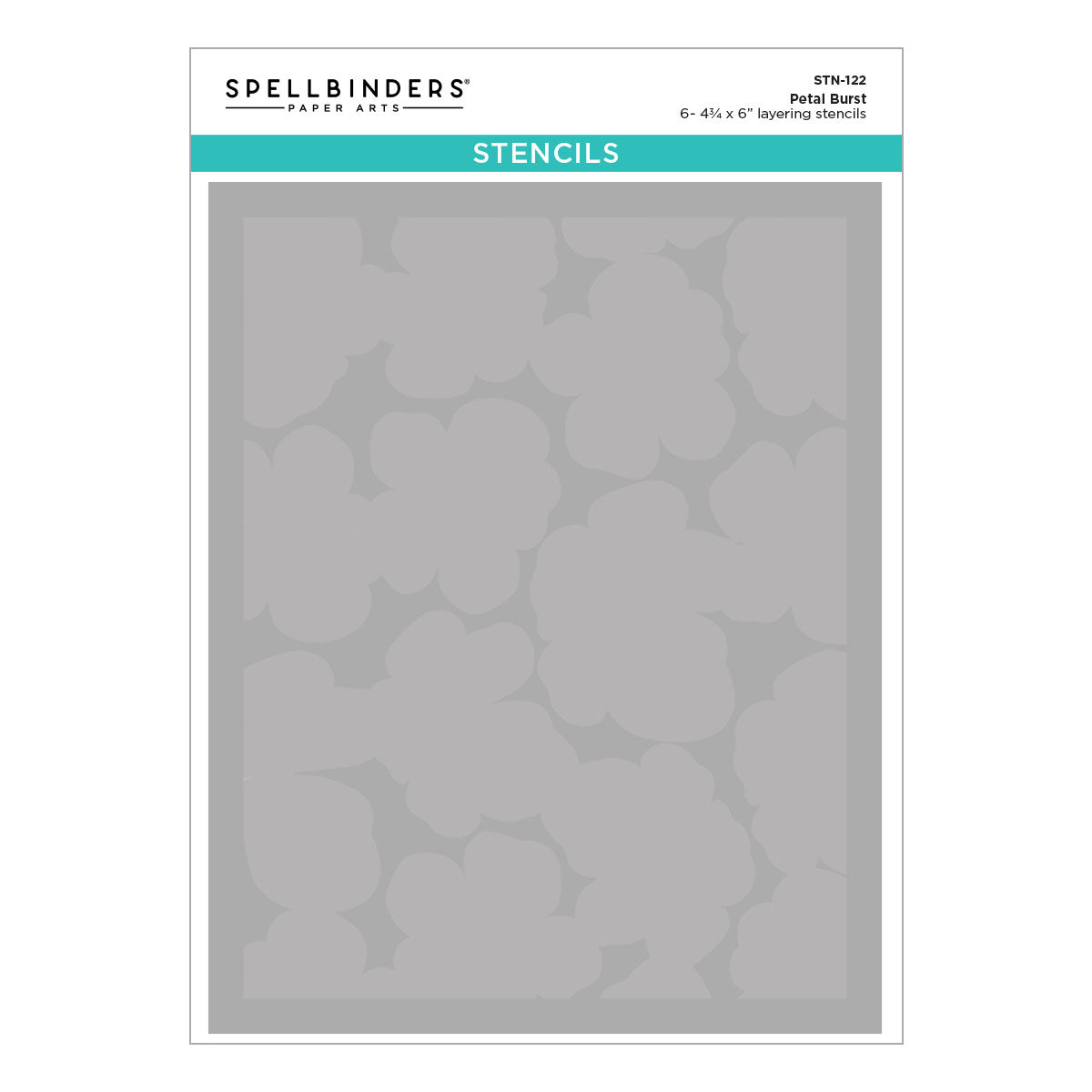 Spellbinders Petal Burst Layered Stencil