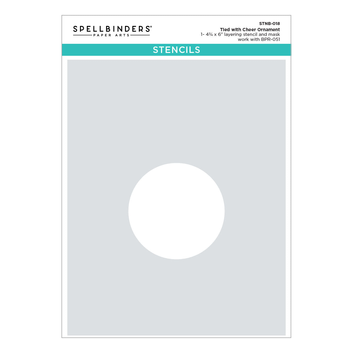 Spellbinders Tied with Cheer Press + Foil Plate & Stencil Bundle