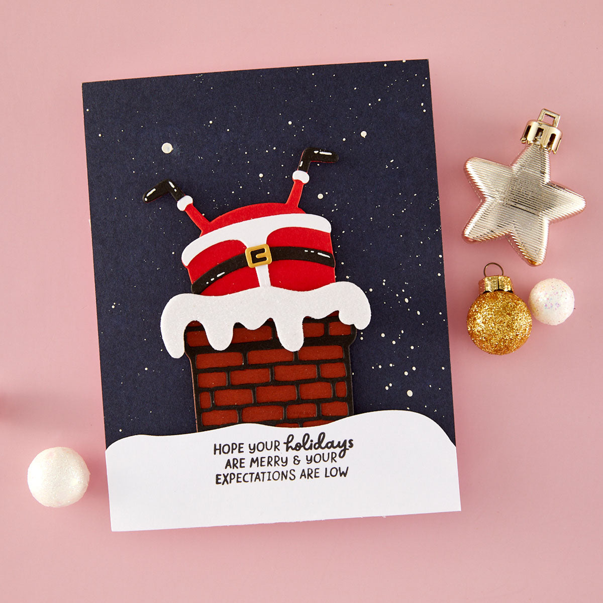 Spellbinders Joy-ish Sentiments Clear Stamp Set