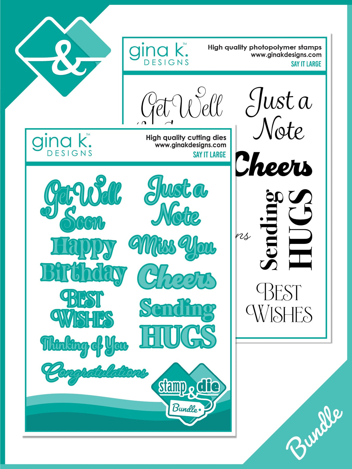 Gina K Designs BUNDLE- Say it Large