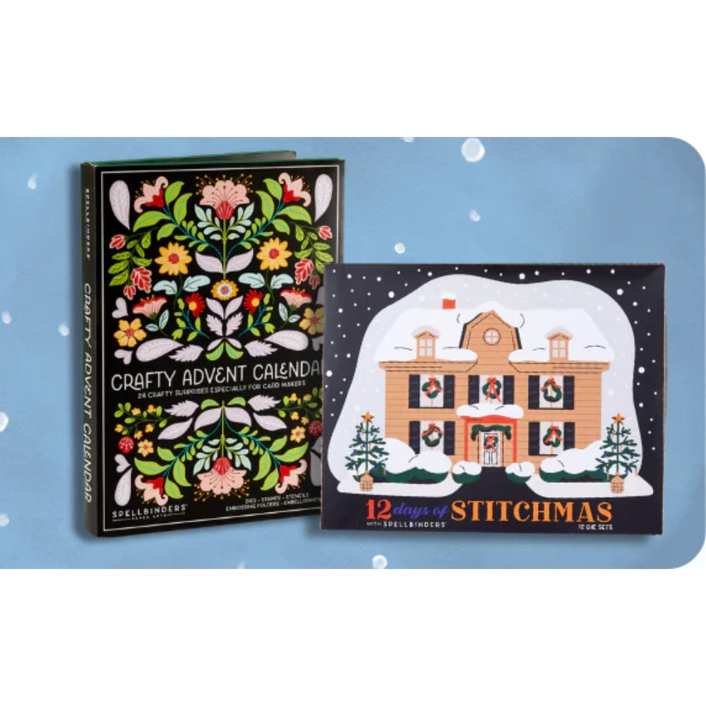 Spellbinders Crafty Advent Calendar & 12 days of Stitchmas Bundle Postage as per actuals