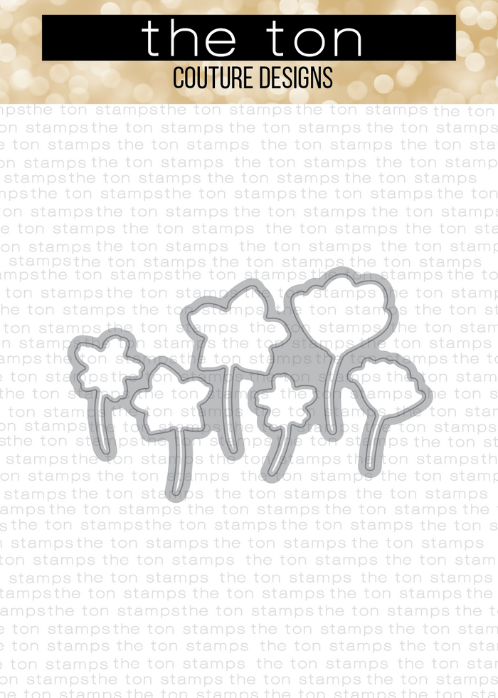 The Ton Stamps Wildflower Bits Coordinating Die