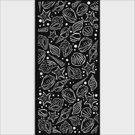 Stamperia Thick stencil cm 12X25 - Sea Land shells