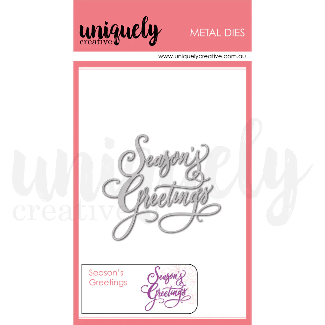 Uniquely Creative Season's Greetings Die