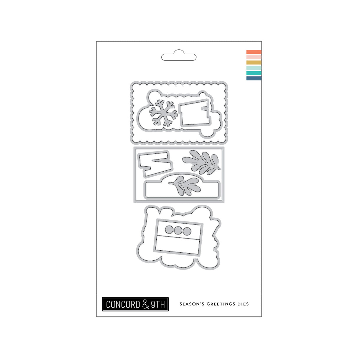 Concord & 9th Season's Greetings Stamp and Die Bundle