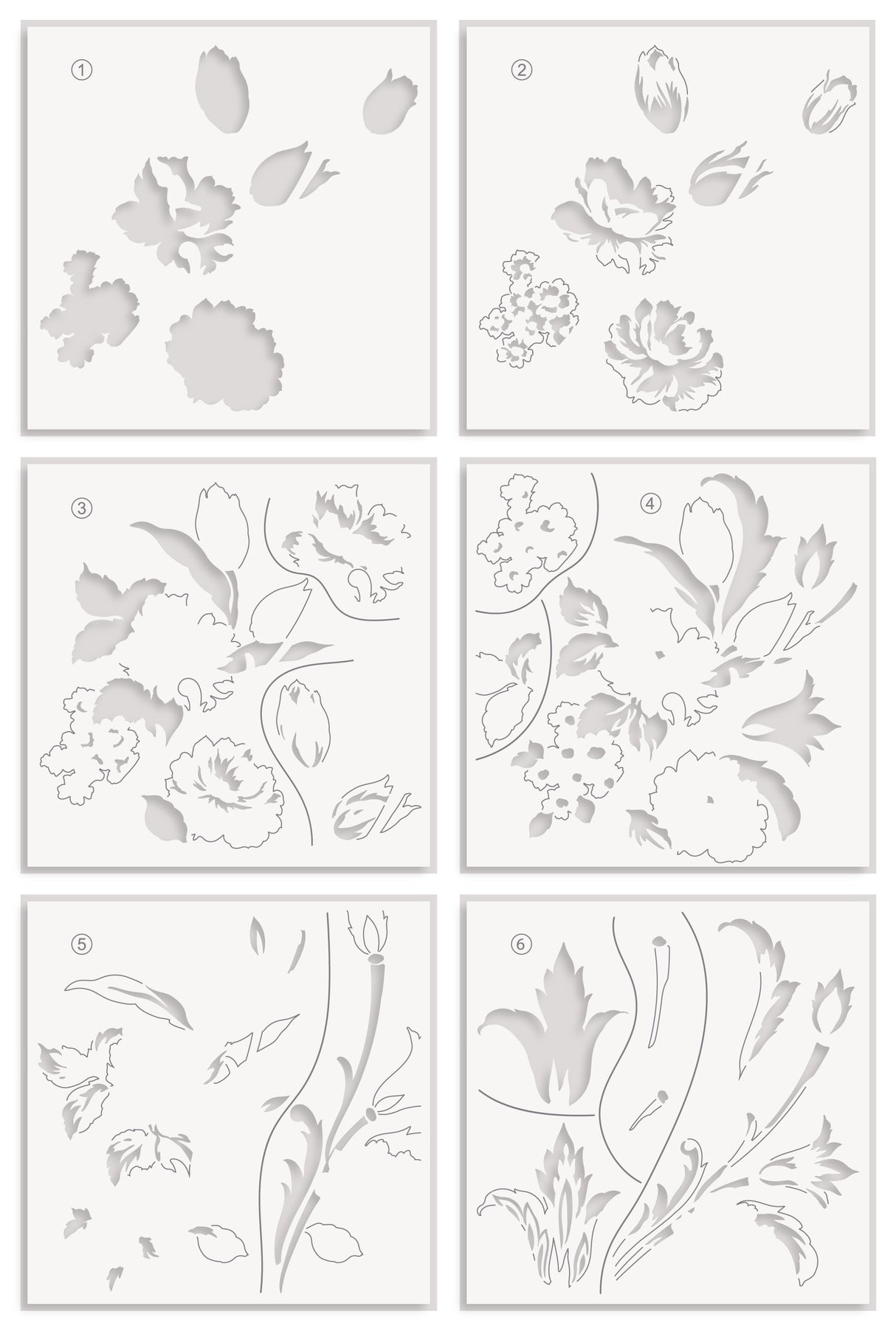 Altenew Build-A-Garden: Flourished Flora & Add-On Die Bundle