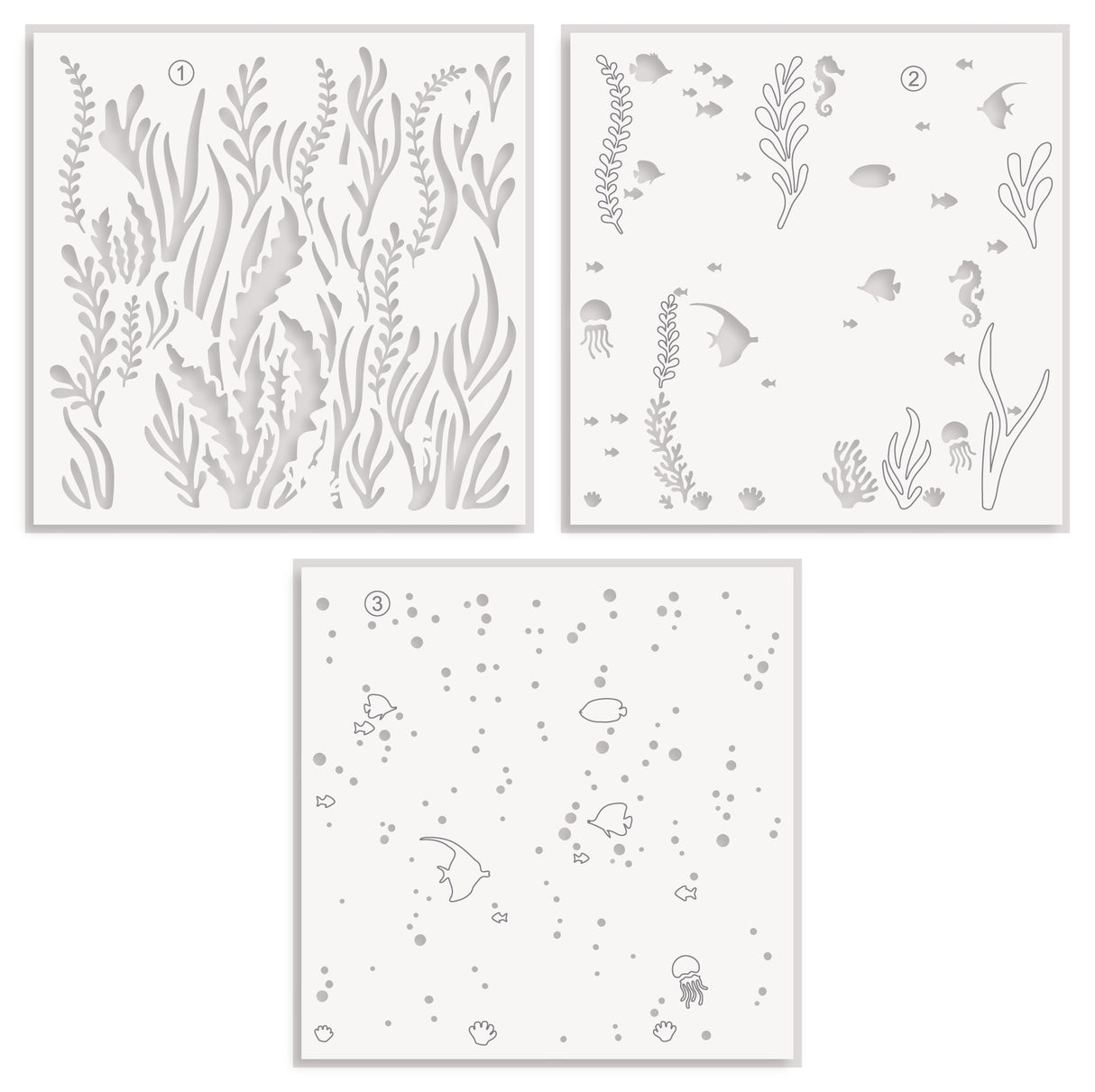 Altenew Undersea Jamboree Stencil Set (3 in 1)