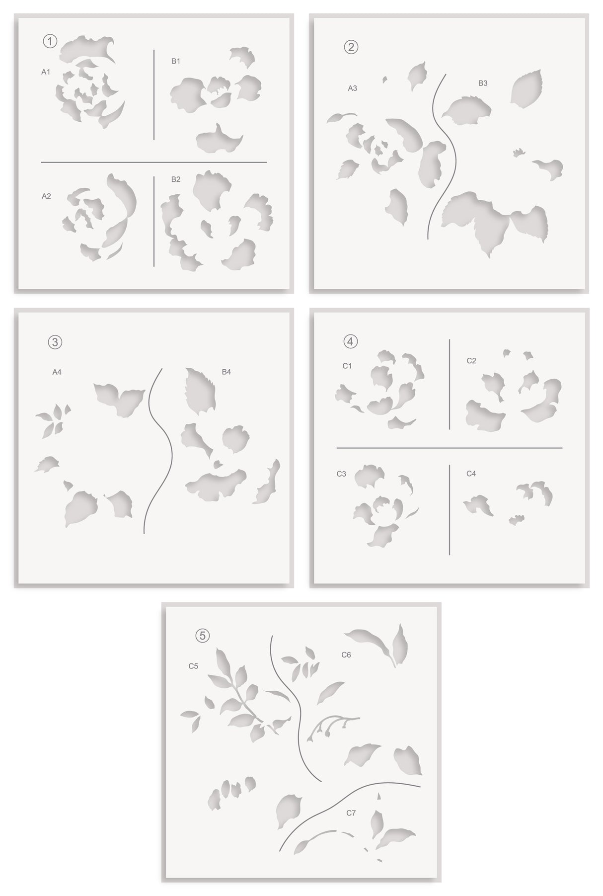Altenew Build-A-Garden: Blossoming Trio & Add-on Die Bundle