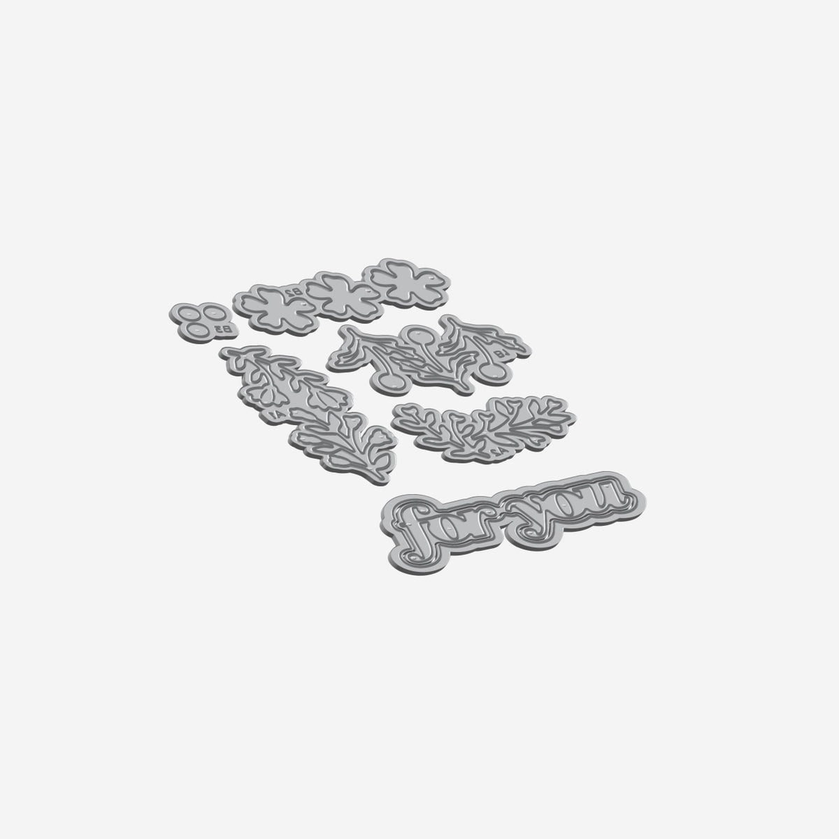Altenew Mini Delight: Simply For You Stamp & Layering Die Set - ALT11647BN
