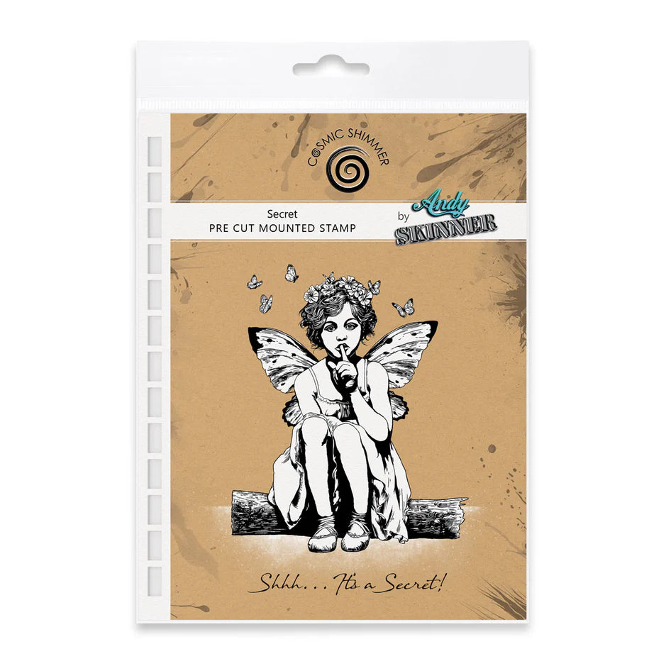 Katy Sue Designs Andy Skinner Secret Pre Cut Rubber Stamp Set – Andy Skinner