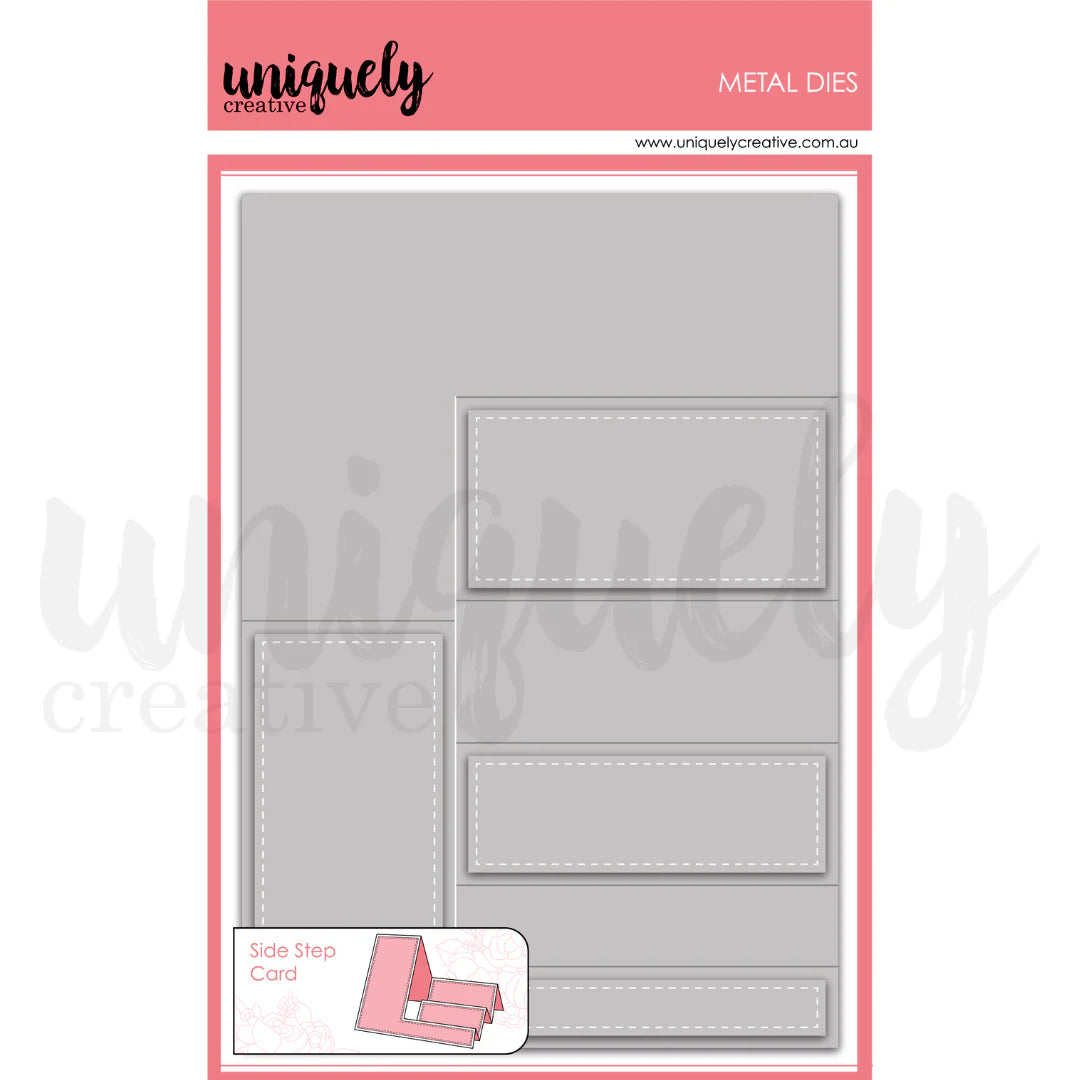 Uniquely Creative Side Stepper Card Die