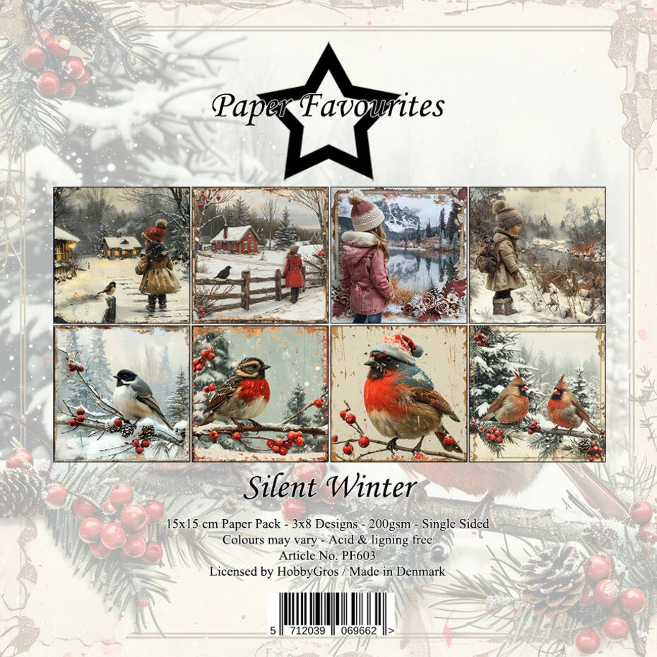 Paper Favourites Silent Winter 6x6 Inch Paper Pad
