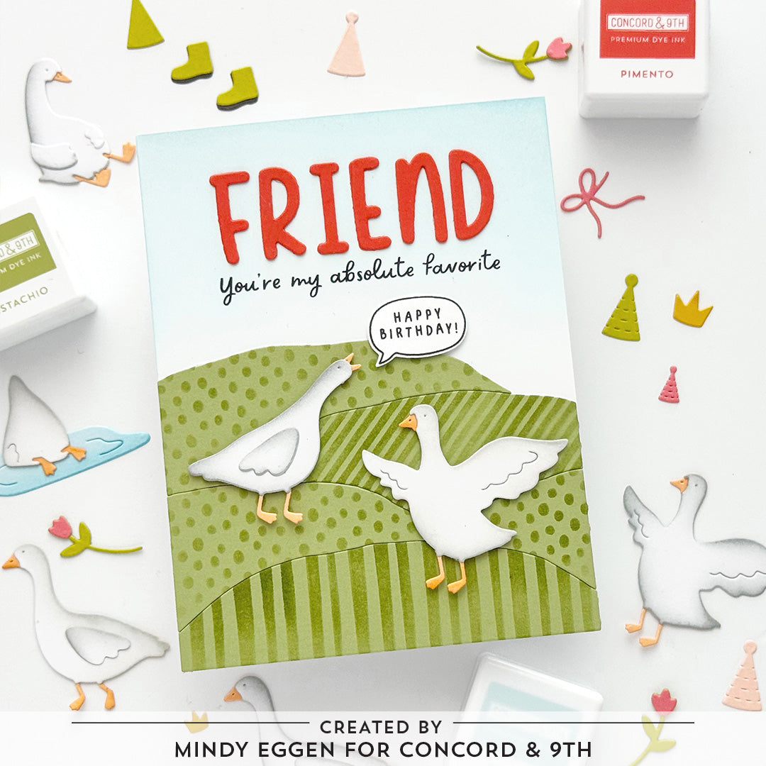 Concord & 9th Silly Goose Stamp Set (4 x 6) / Die Bundle
