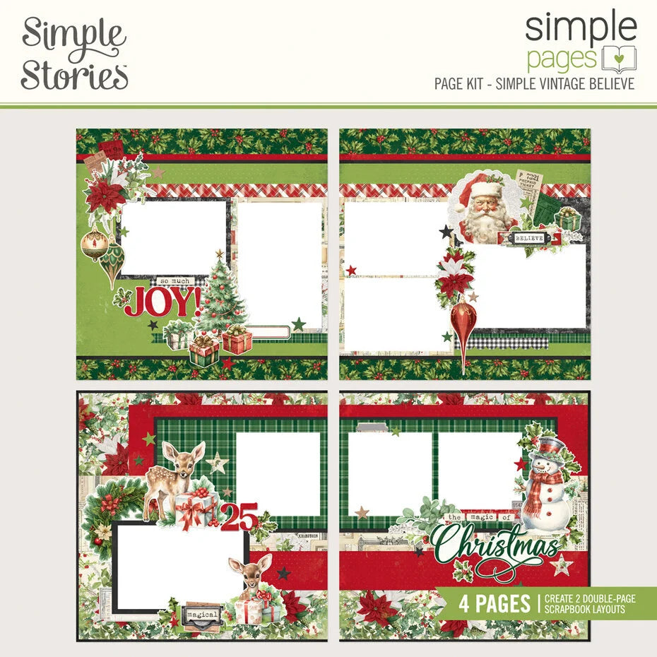 Simple Stories Simple Vintage Believe Collectors Essentials Kit (25501) 12x12