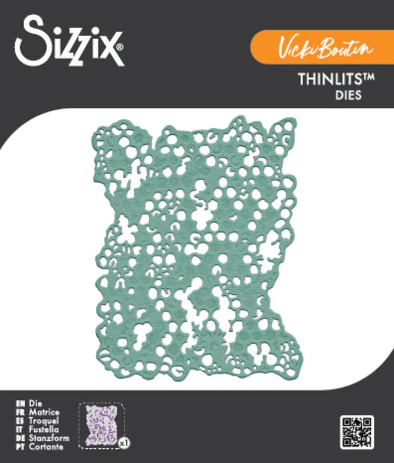 Sizzix Thinlits Die Set Bubble Wrap Background (1pcs) by Vicki Boutin (667084)