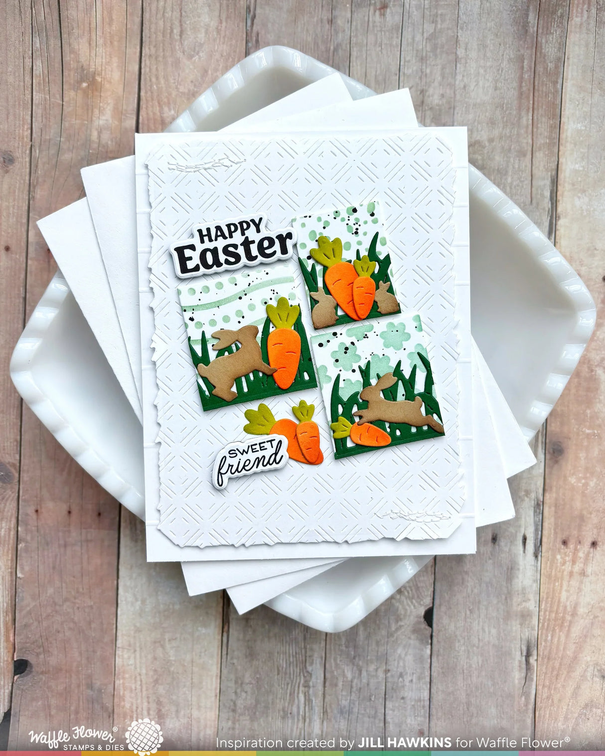 Waffle Flower Craft Small Patterns Stencil