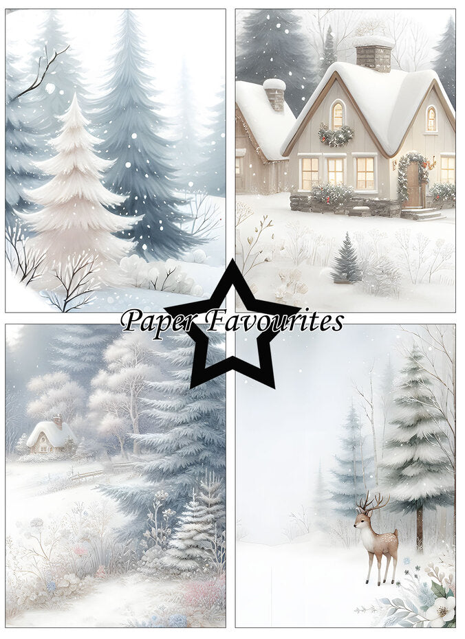 Paper Favourites Snow Forest A6 Paper Pad (PFA587)