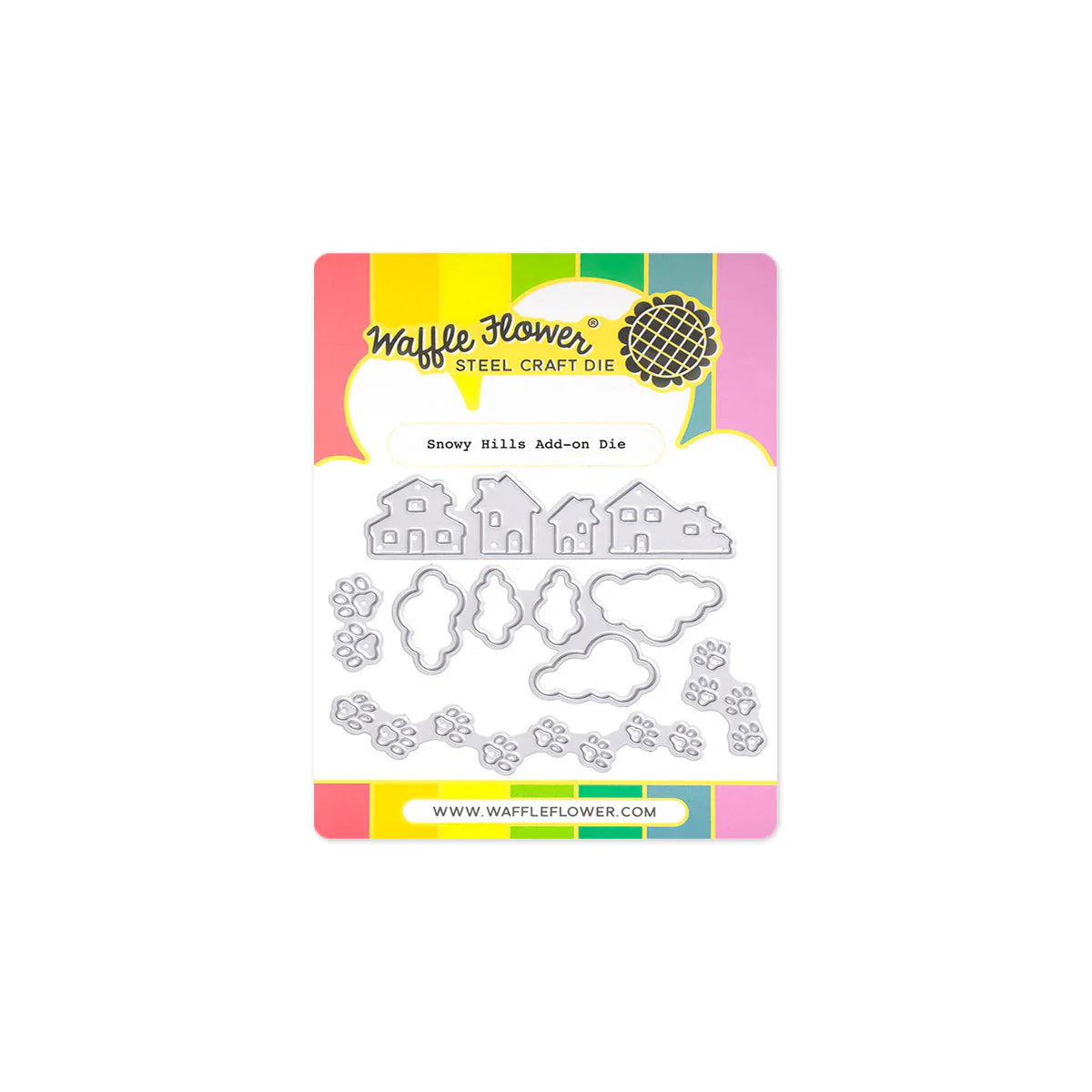 Waffle Flower Crafts Snowy Hills Add-on Die