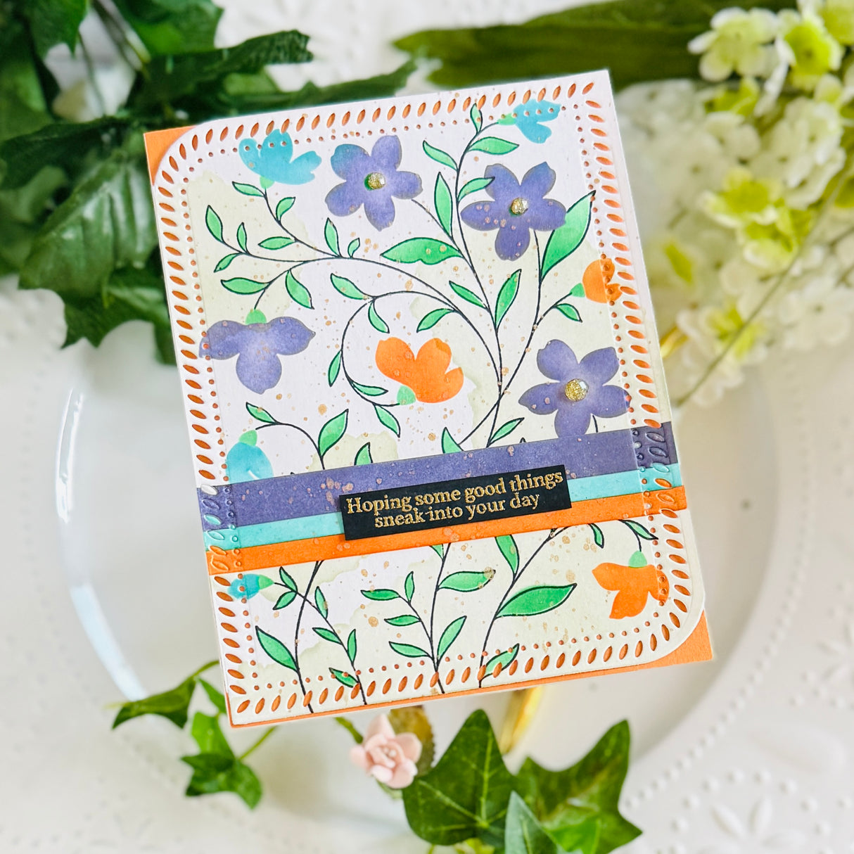 Pinkfresh Studio Soft Meadow Stamp/ Stencil Bundle