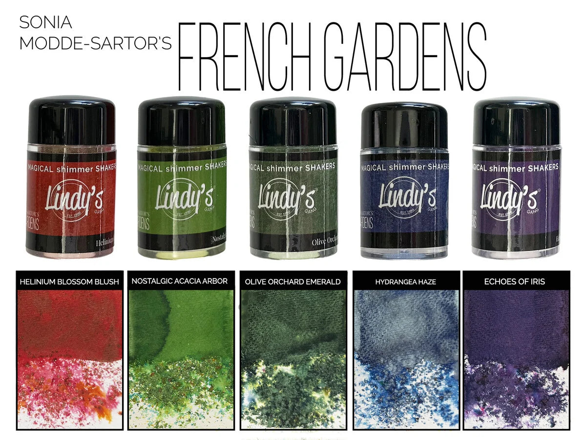 Lindy's Stamp Gang Sonia's French Gardens Magical Shaker 2.0 SET (mshaker-SET-13)