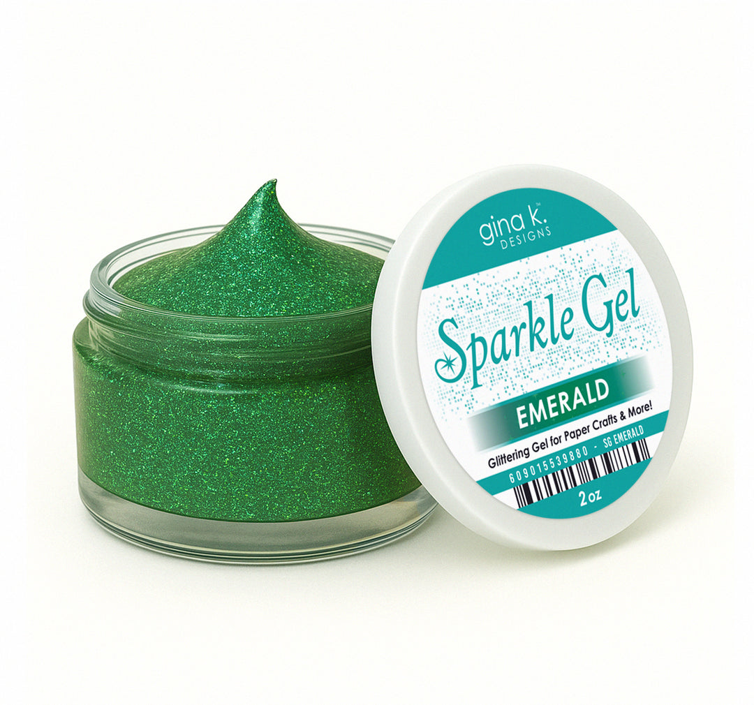 Gina K Design TOOL- Emerald Sparkle Gel