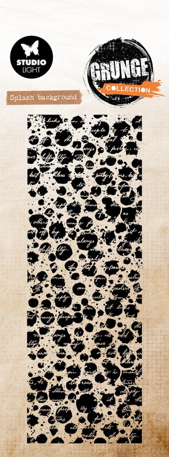 Studio Light Splash Background Grunge Clear Stamp (SL-GR-STAMP890)