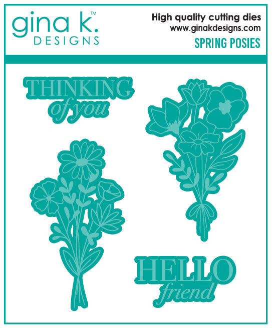 Gina K Designs DIE- Spring Posies