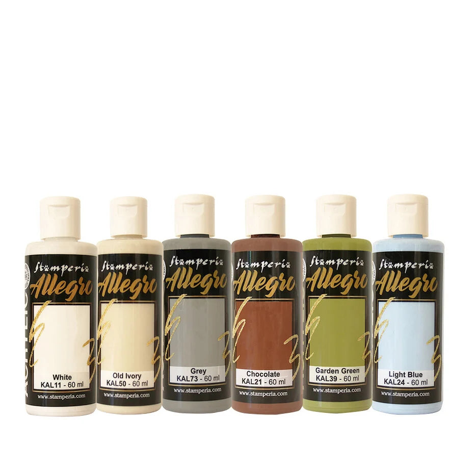 Stamperia A New Beginning Allegro Paint Kit (6pcs)