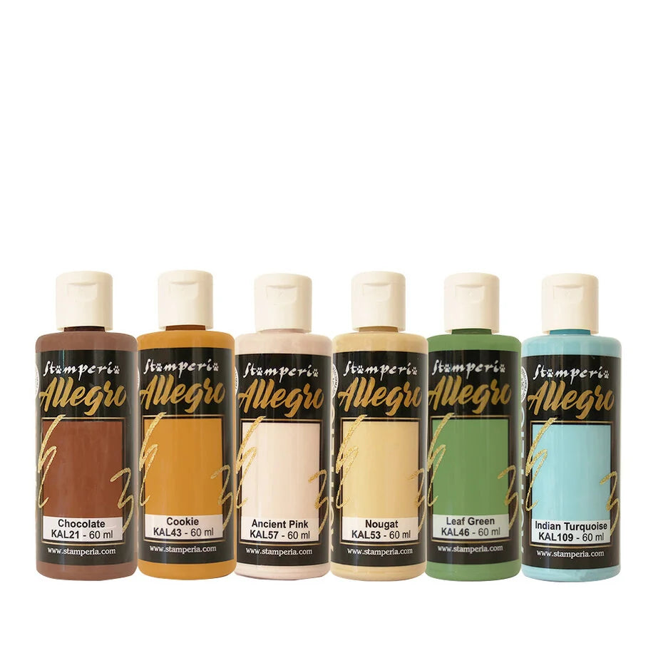 Stamperia Symphony Allegro Paint Kit (6pcs) by Sara Alcobendas