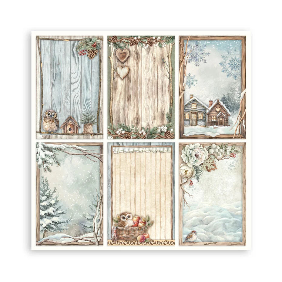 Stamperia The Owl's House 8x8 Inch Paper Pack Maxi (Single Face) (SBBSXB16)