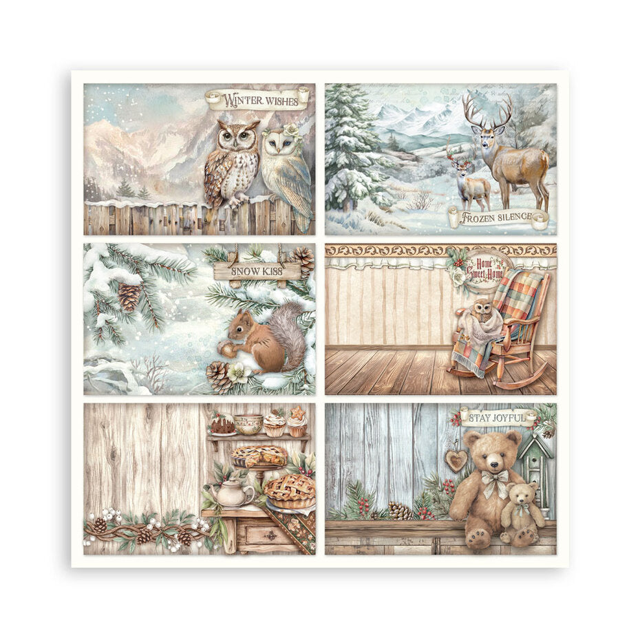 Stamperia The Owl's House 8x8 Inch Paper Pack Maxi (Single Face) (SBBSXB16)