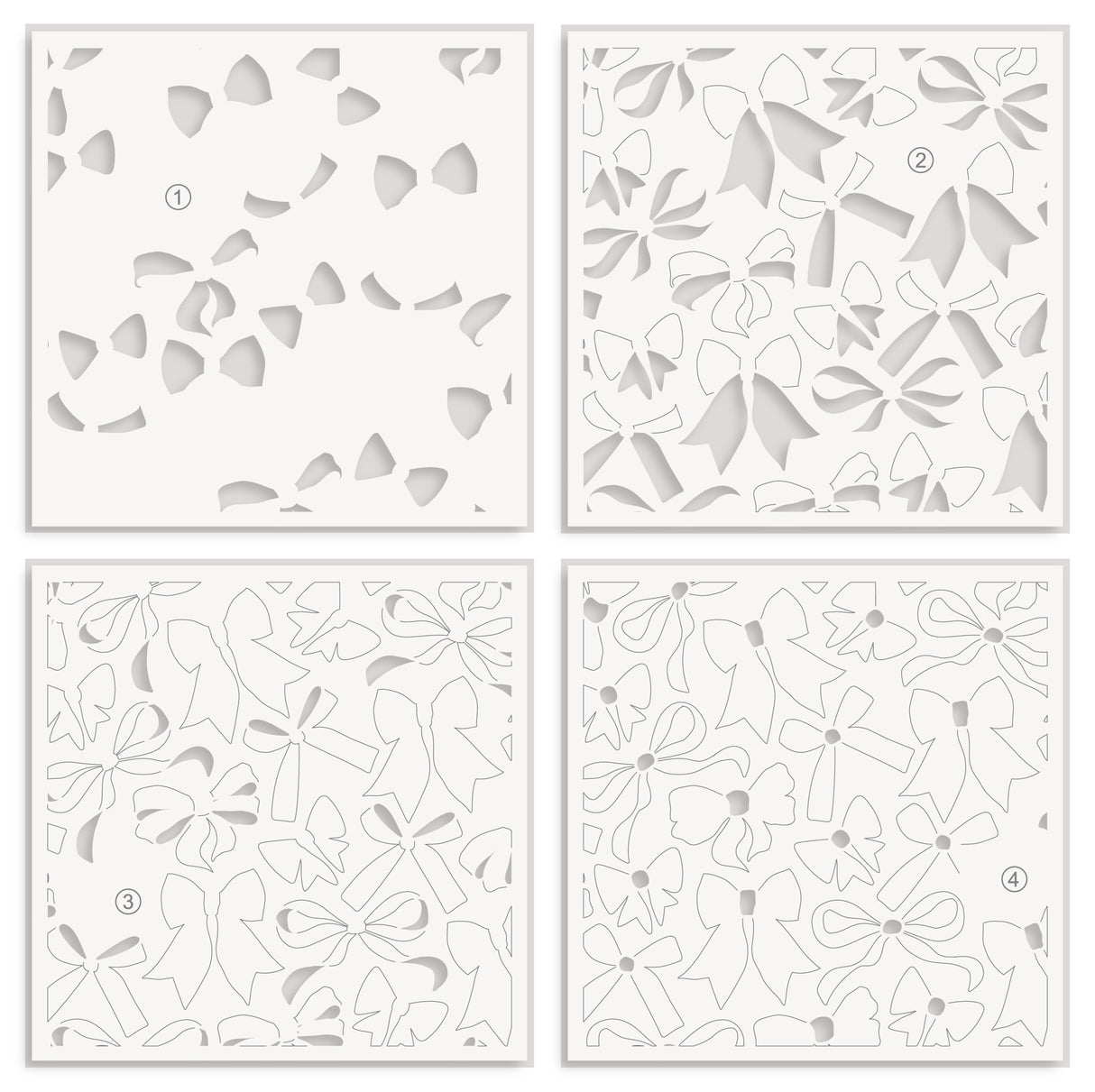 Altenew Elegant Bows - Complete Bundle (Stencil, Die & Embossing Folder)