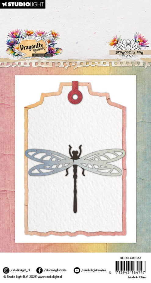 Studio Light Dragonfly Dreams Cutting Die Dragonfly Tag (HE-DD-CD1065)