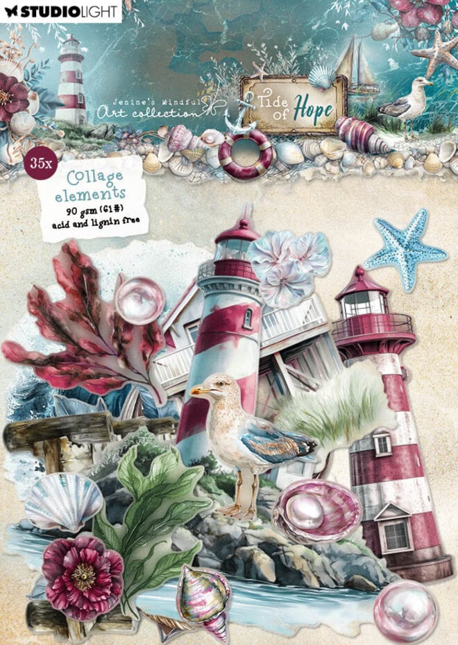 Studio Light Tide of Hope Collage Elements (JMA-TH-PE53)