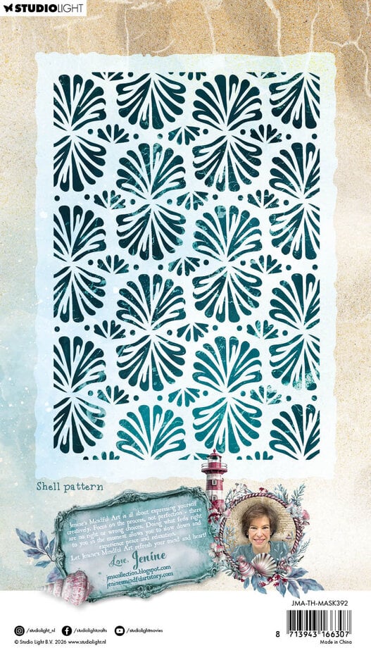 Studio Light Tide of Hope Mask Shell Pattern (JMA-TH-MASK392)