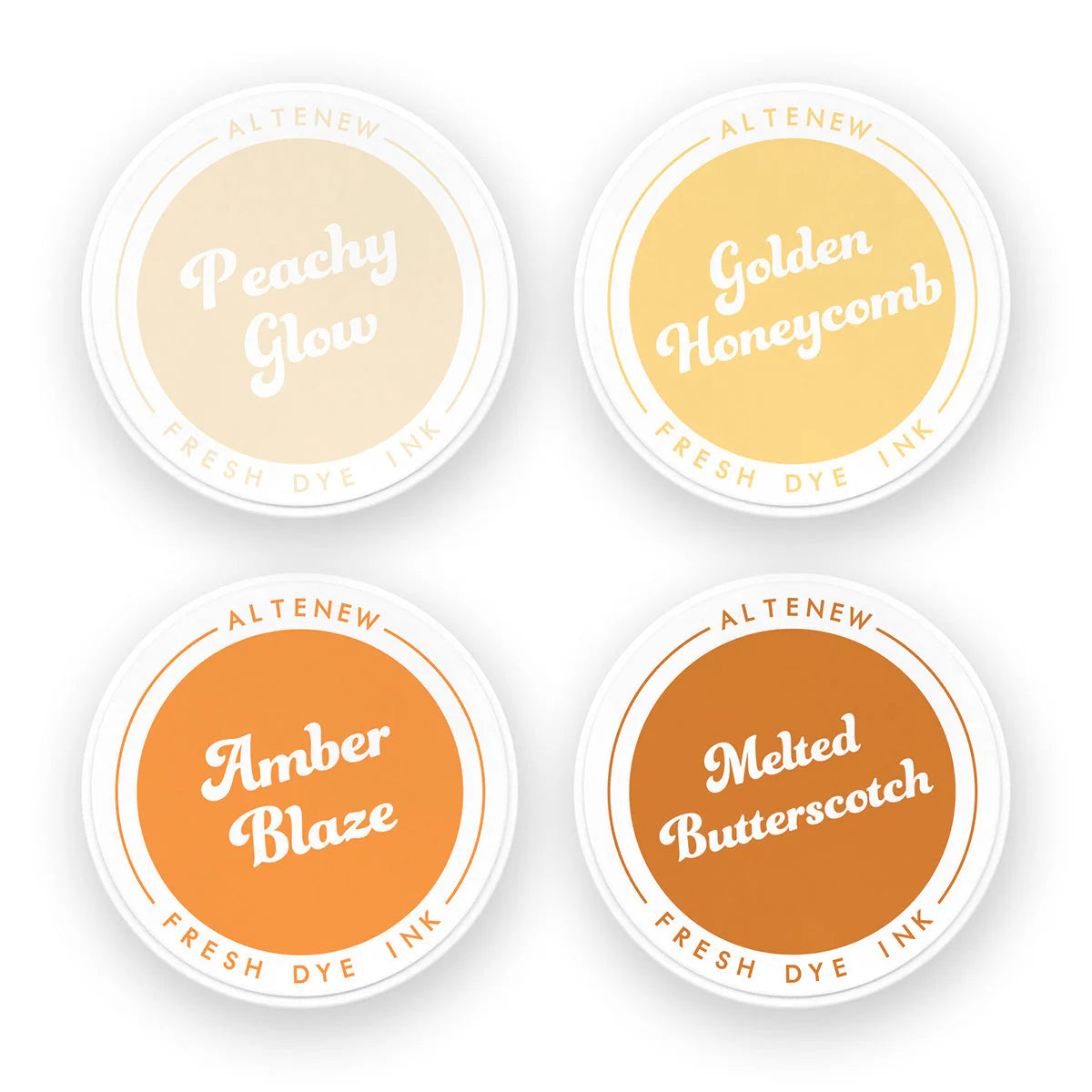 Altenew Sun-Kissed Delights Fresh Dye Ink (round)