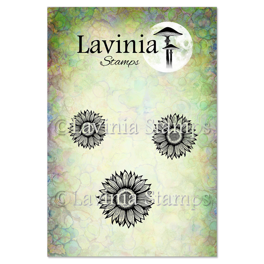 Lavinia Stamp Sunflower Heads Stamp LAV993