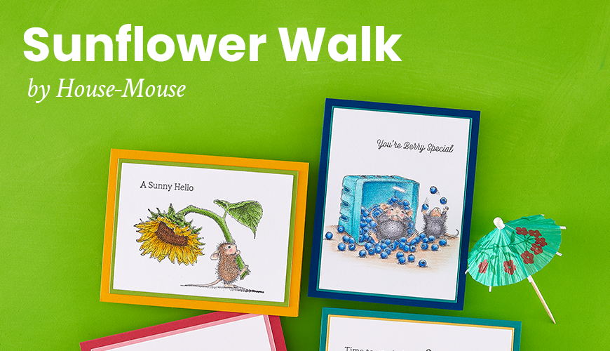 Spellbinders House-Mouse Sunflower Walk Collector Bundle